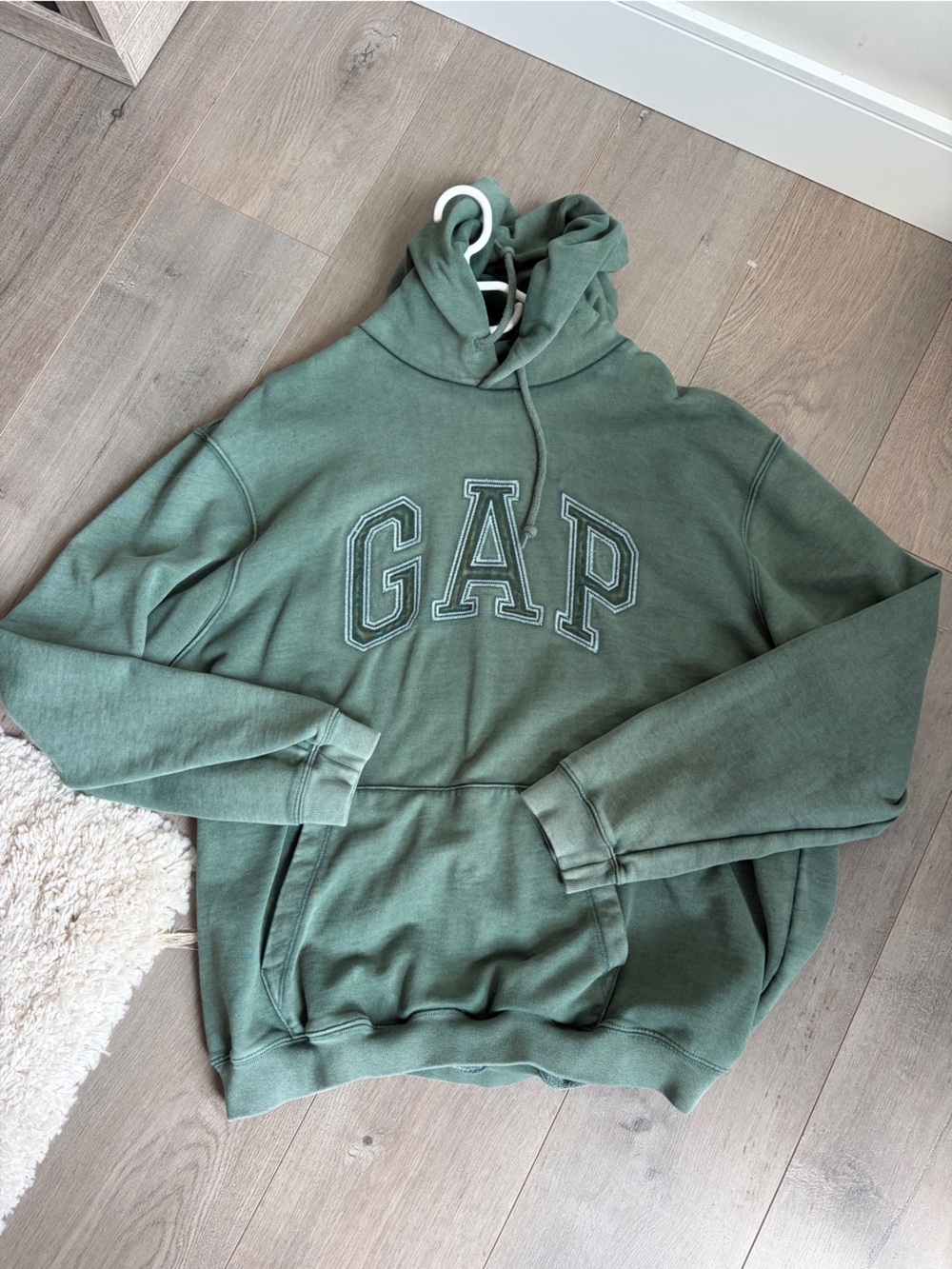 GAP Green Logo Hoodie XL